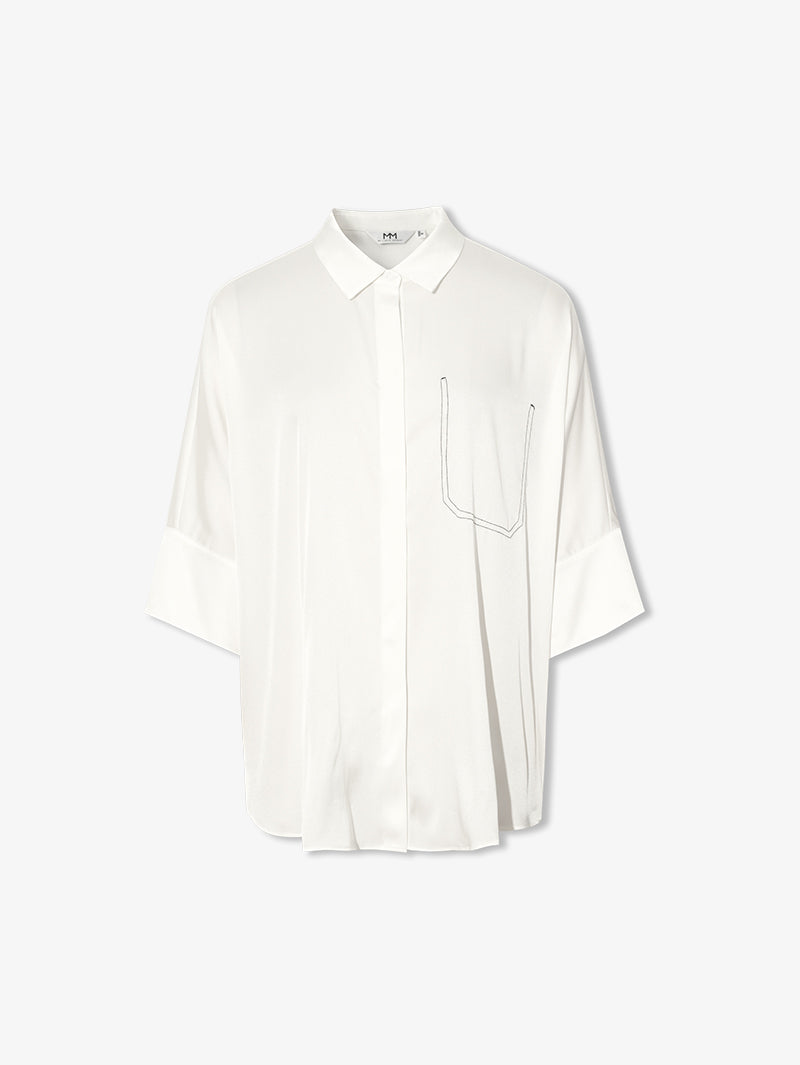 Short Sleeved Silk Shirt