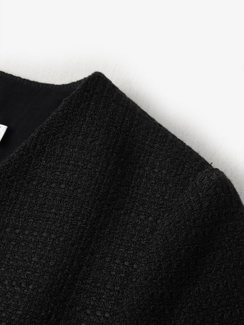 Load image 1 in gallery view. Short Tweed Jacket