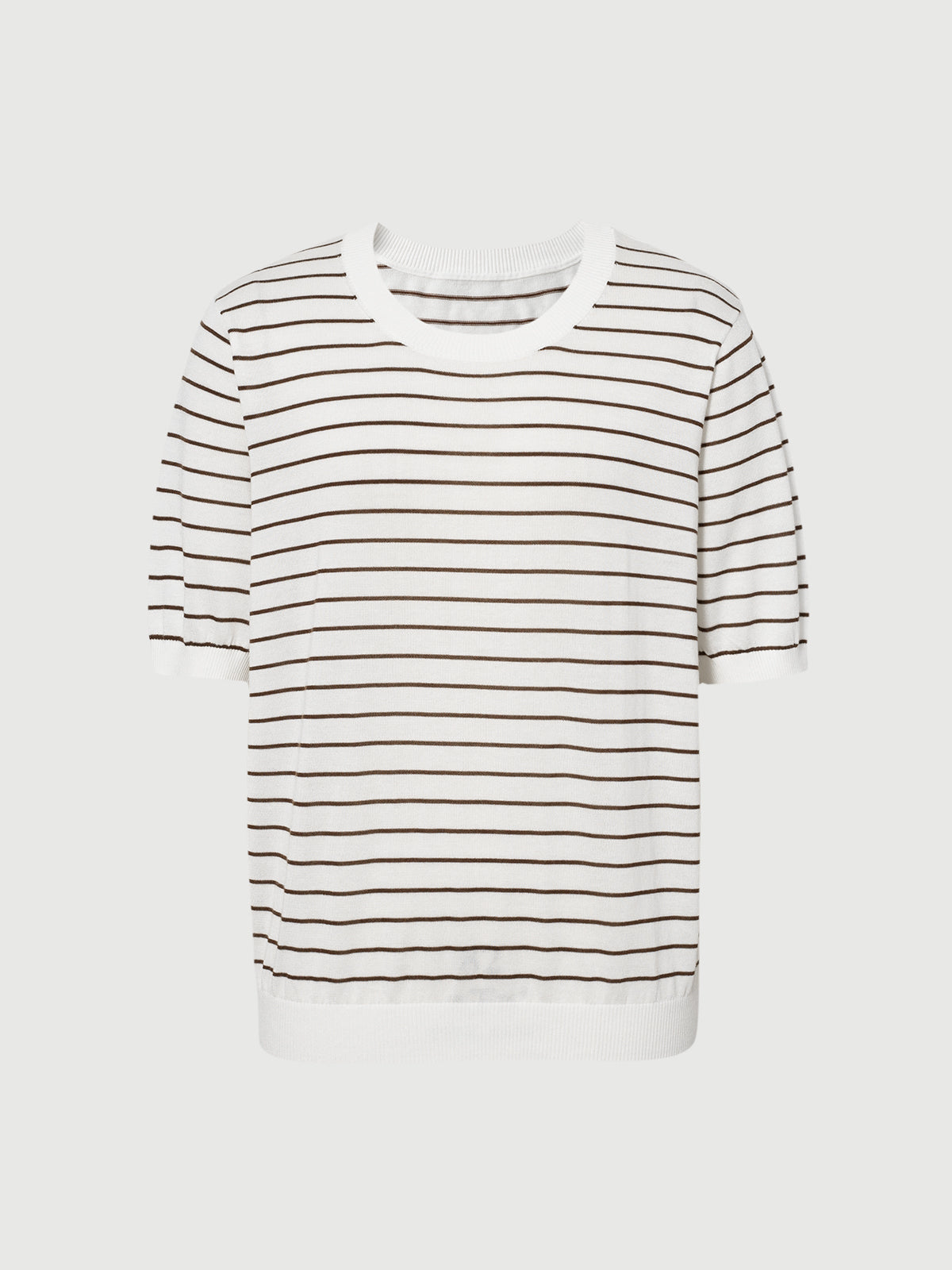 Lyocell Acetate Striped Tee