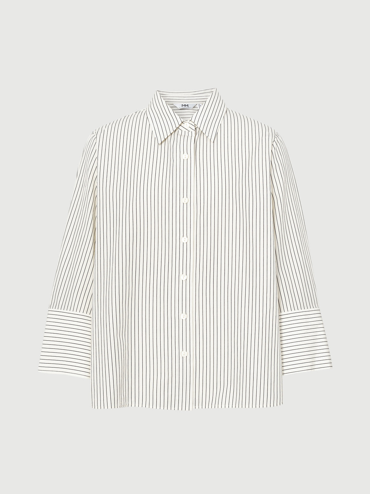 Pinstriped Pure Cotton Shirt