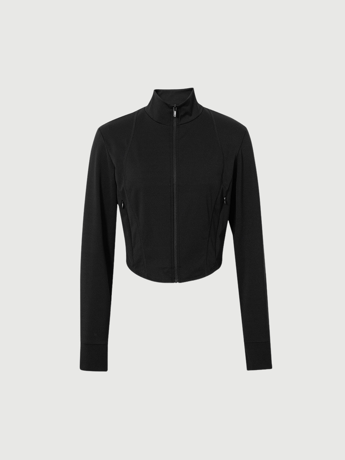 Yoga Zipper Cropped Jacket