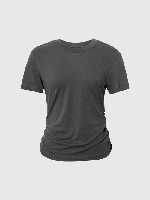 Load image 1 in gallery view. Lyocell Crew Neck Fitted T-Shirt