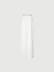 White flowing pants