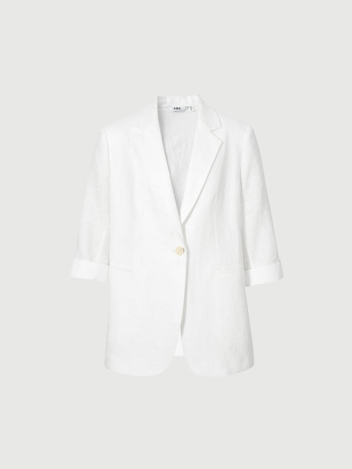 Load image 1 in gallery view. 100% Linen Blazer