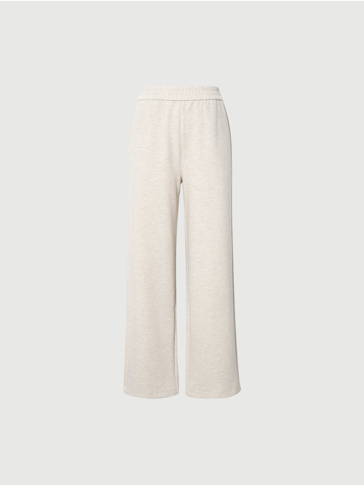 Oatmeal Elastic Waist