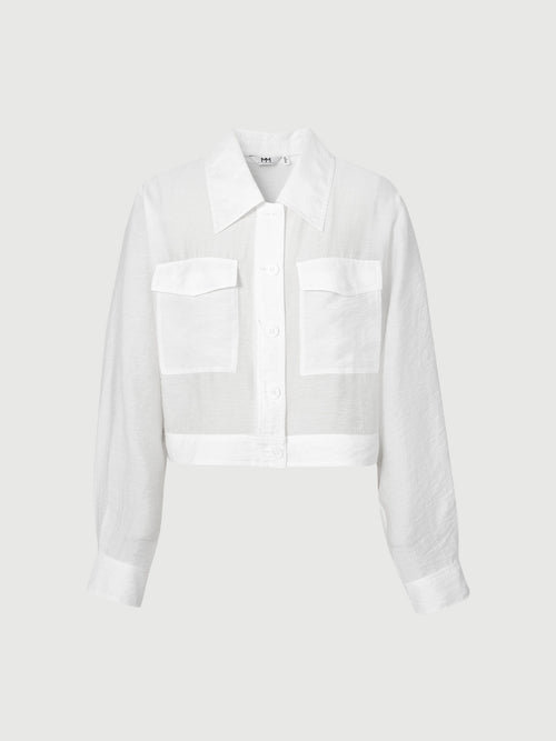 Load image 1 in gallery view. Cropped Lyocell Jacket