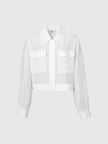 Cropped Lyocell Jacket