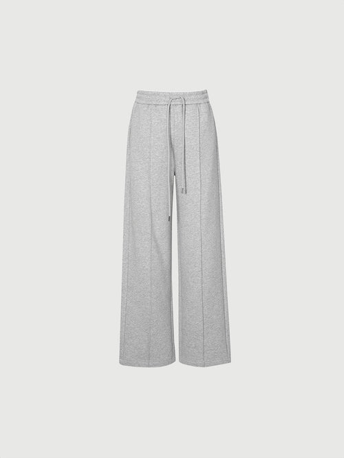 Load image 1 in gallery view. Drawstring Cotton Blend Pants