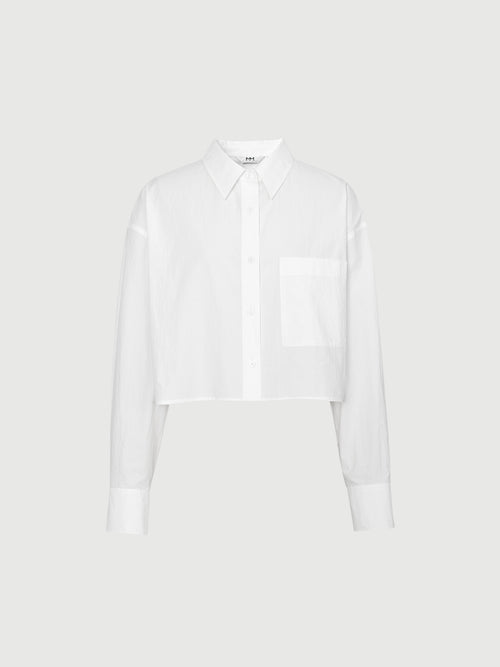 Load image 1 in gallery view. 100% Cotton Cropped Shirt