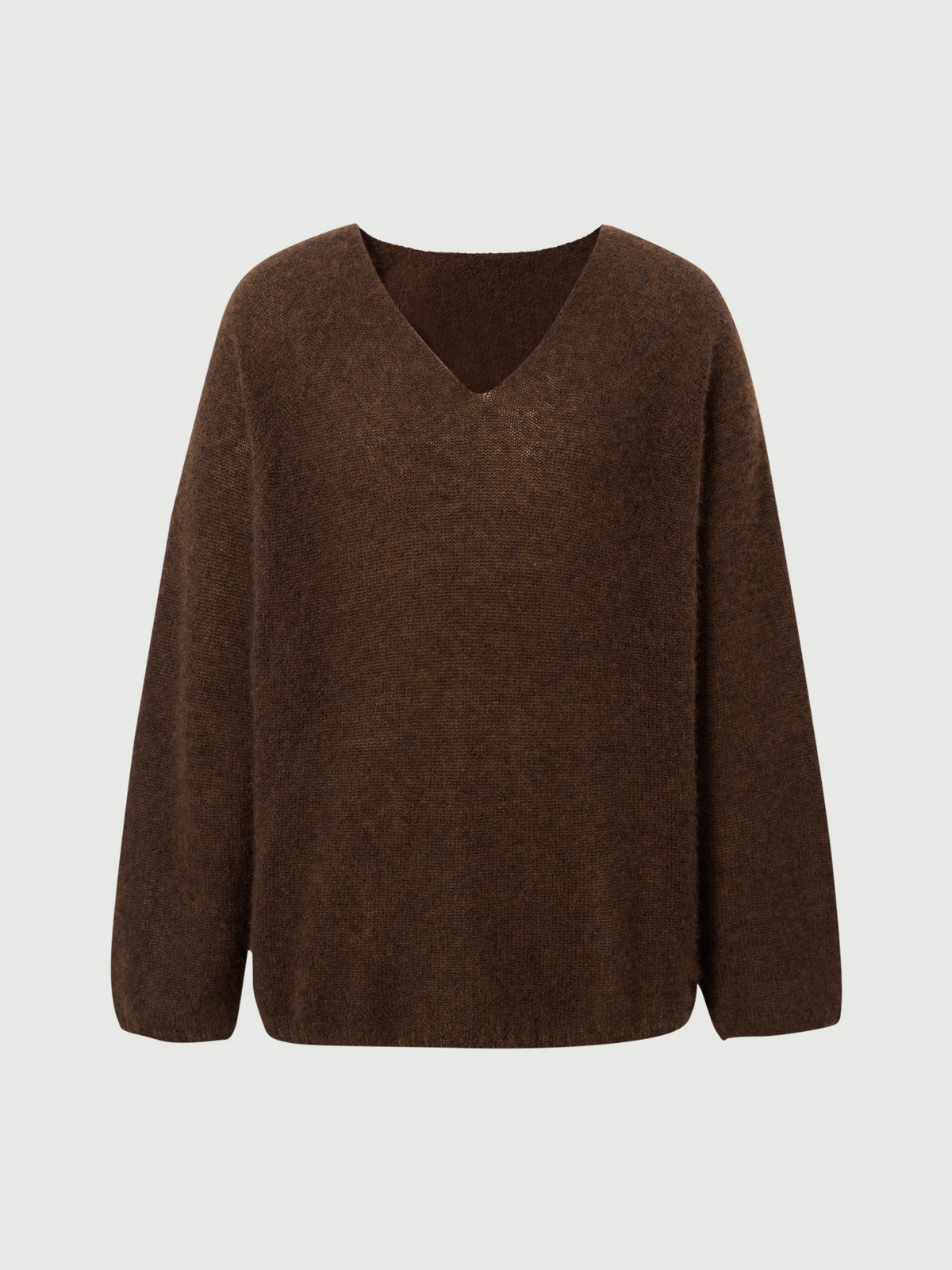 V-Neck Relaxed Silk-Cashmere Sweater