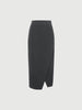 Straight cashmere skirt