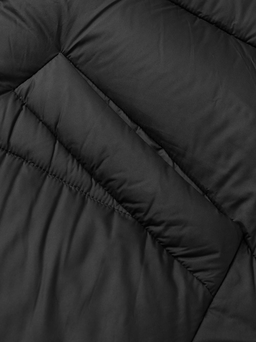 Long Down Jacket with Hood