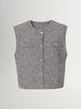 Tweed Knit Vest