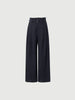 MEILLEUR MOMENT Midnight Blue Lyocell Pants - Front View