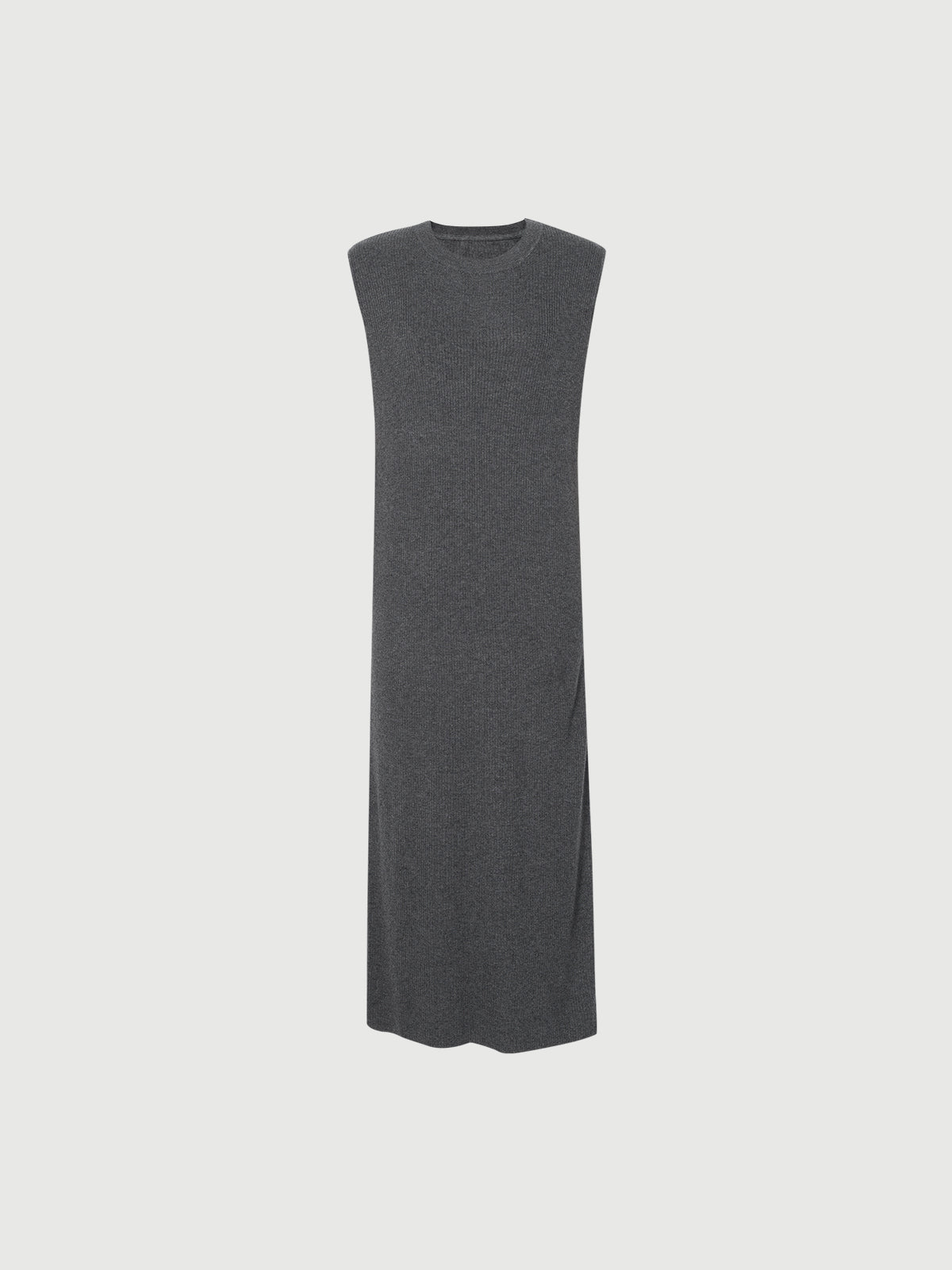 Sleeveless Wool-Blend Knit Dress
