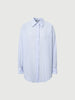 Camisa de algodão às riscas