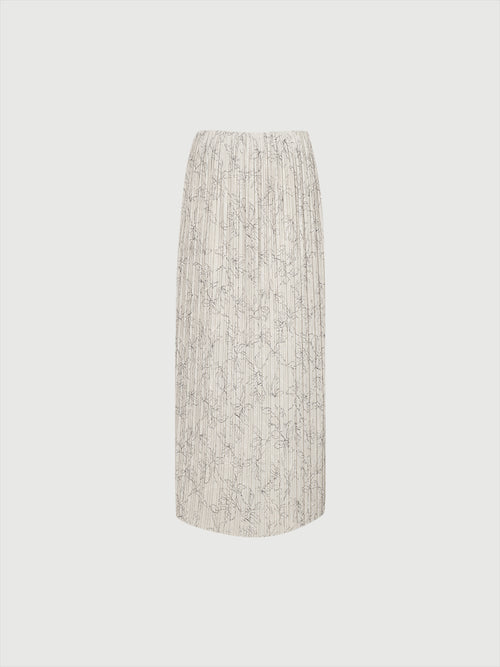 Load image 1 in gallery view. Chiffon Straight Fit Pleated Skirt - MEILLEUR MOMENT OFFICIAL STORE NEW YORK 