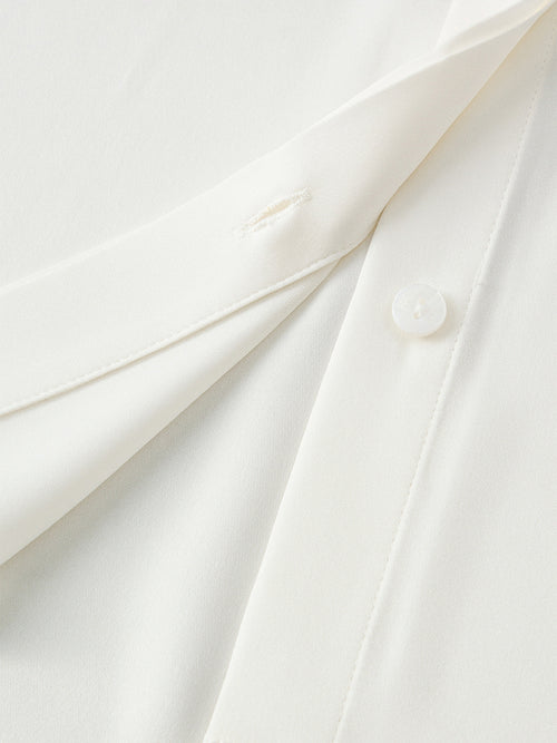 Load image 1 in gallery view. Sleeveless Silk Shirt Top
