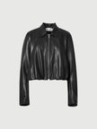 Cropped Leather Jacket