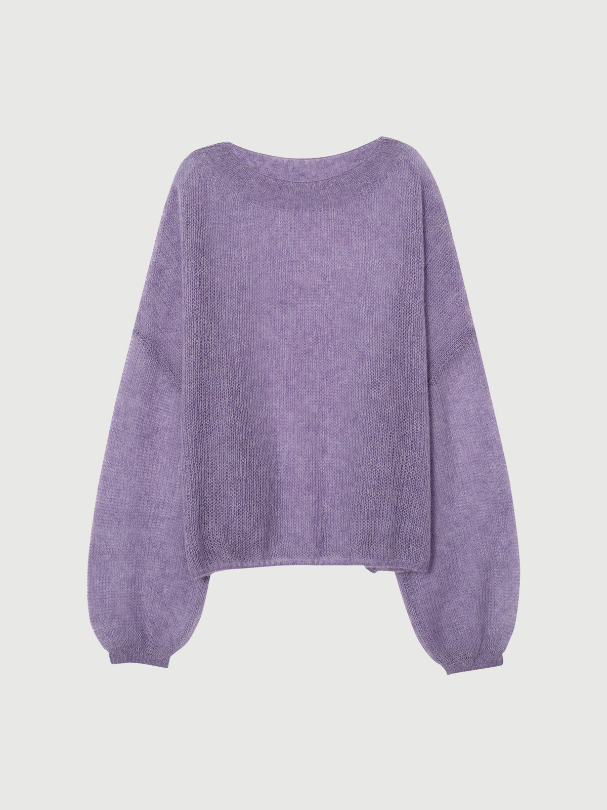 Cashmere-Silk Relaxed Pullover Sweater