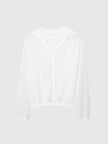 Hooded Lightweight Knit Cardigan