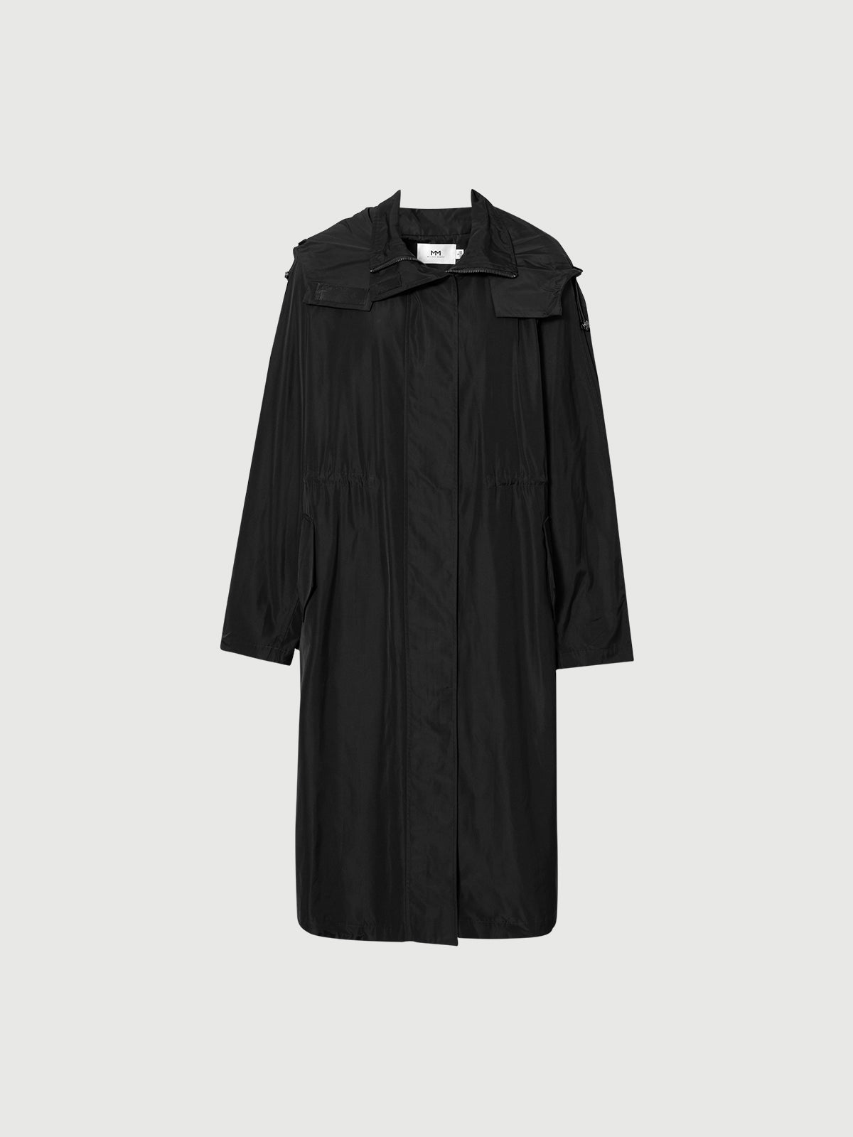 Hooded Longline Trench Coat