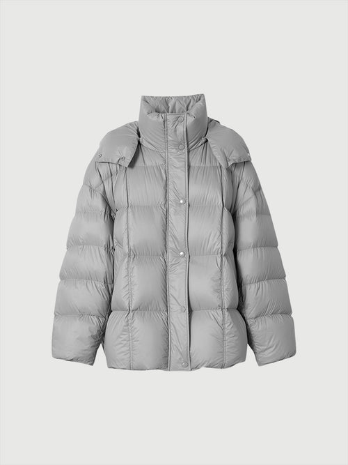 Load image 1 in gallery view. Goose Puffer Removable Hooded Jacket - MEILLEUR MOMENT OFFICIAL STORE NEW YORK 