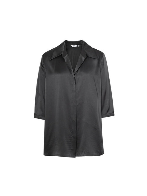 Load image 1 in gallery view. Pure Silk Half-Sleeve  Shirt