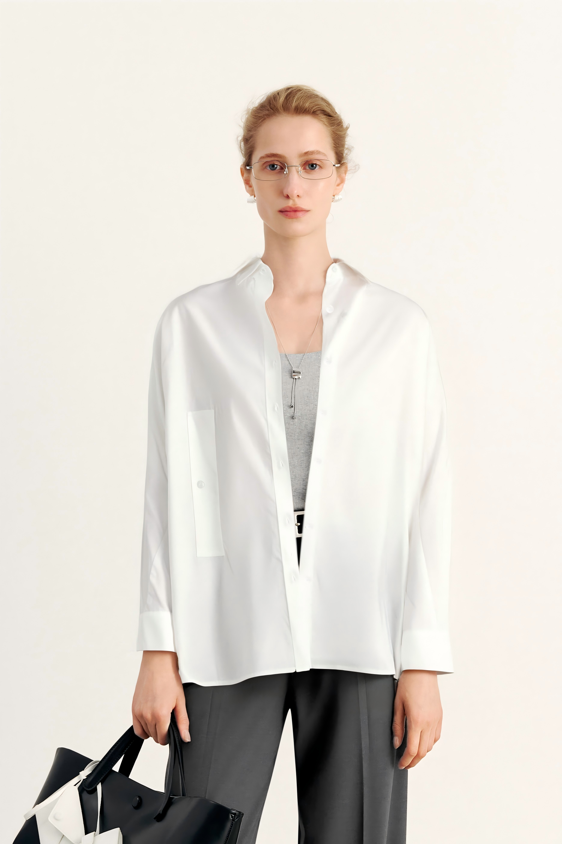 Cotton Button-Up Shirt