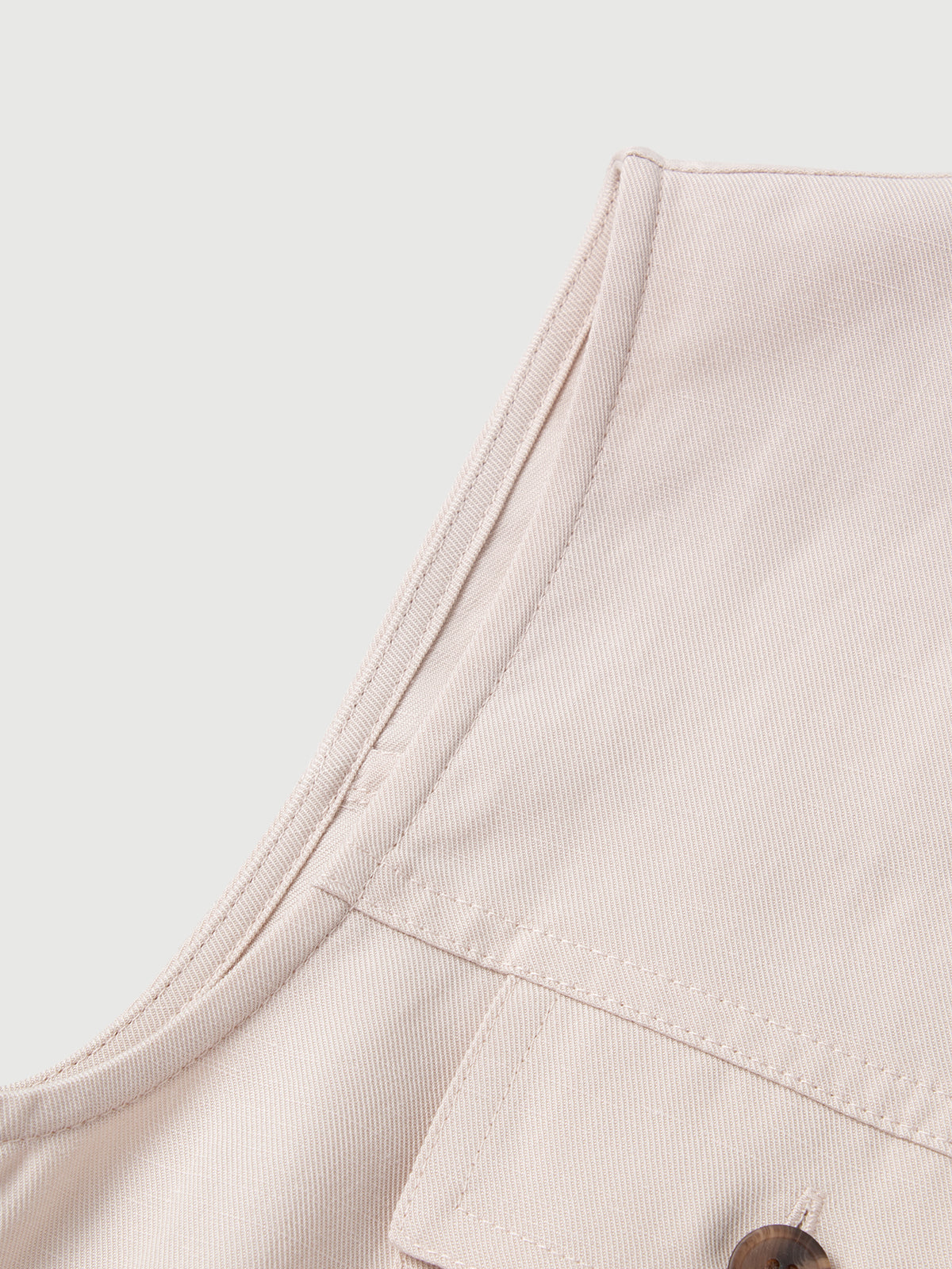 Lyocell-Linen Sleeveless Shirt Dress