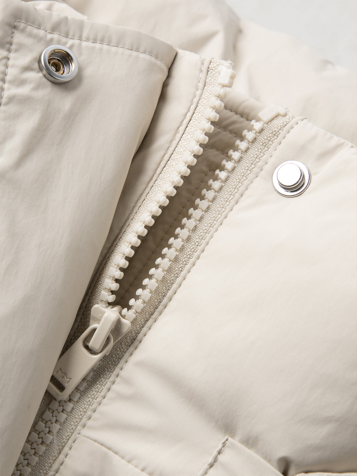 A-Line Goose Down Puffer Midi Jacket