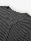 V Neck Short Sleeves Knitwear Top
