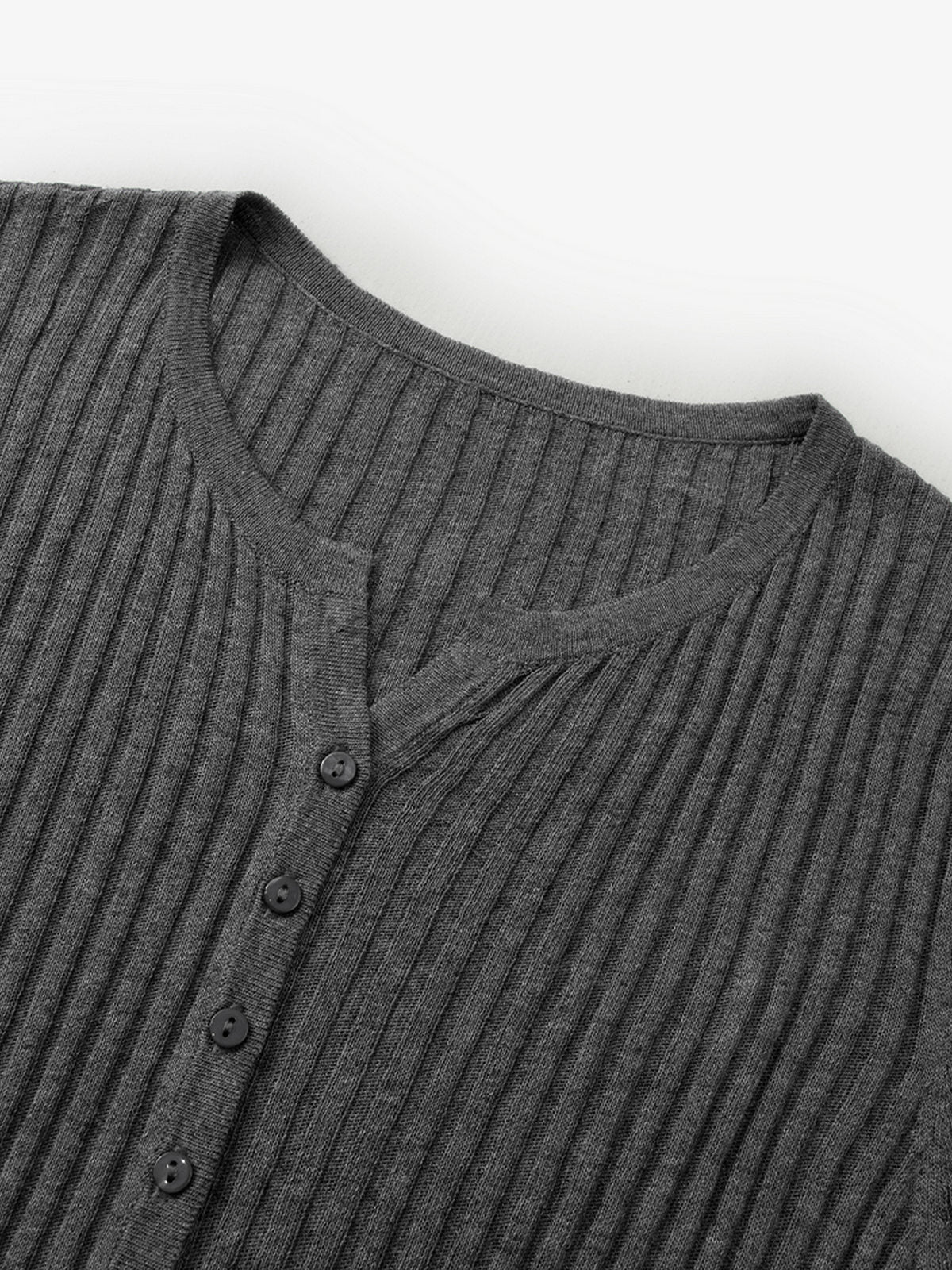 V Neck Short Sleeves Knitwear Top