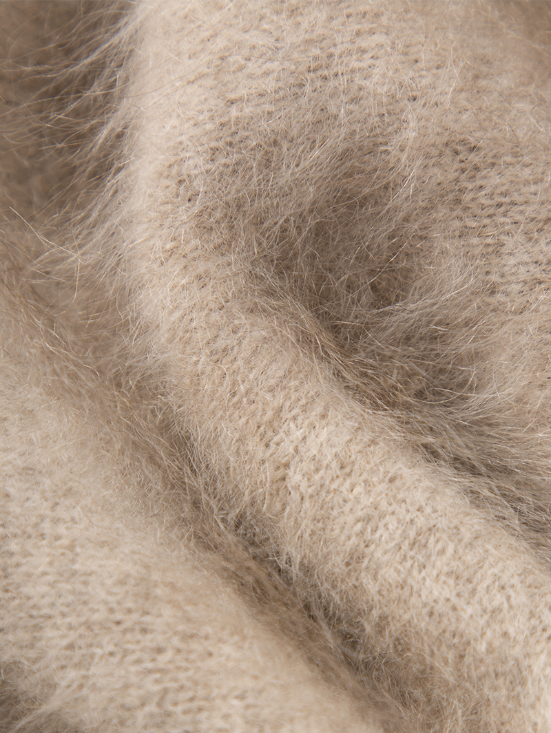 Crew Neck Cashmere Sweater - MEILLEUR MOMENT OFFICIAL STORE NEW YORK 