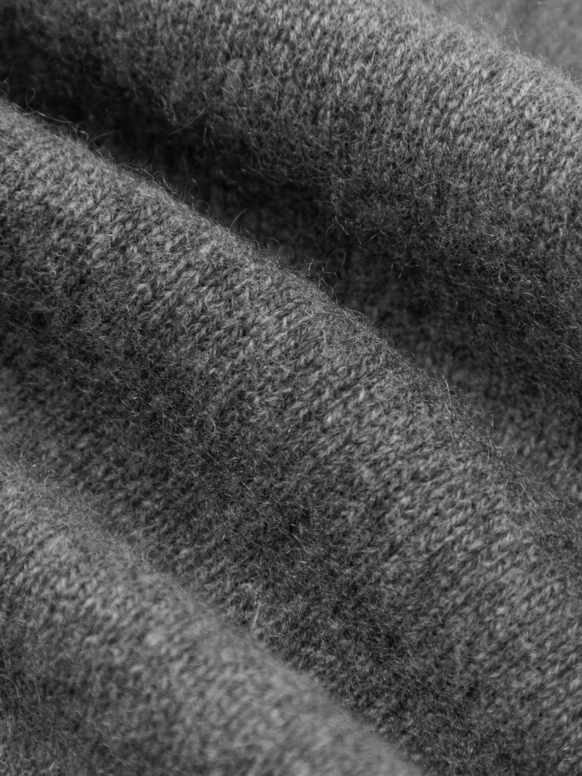 Pure Cashmere Contrast Binding Sweater 5FA133011