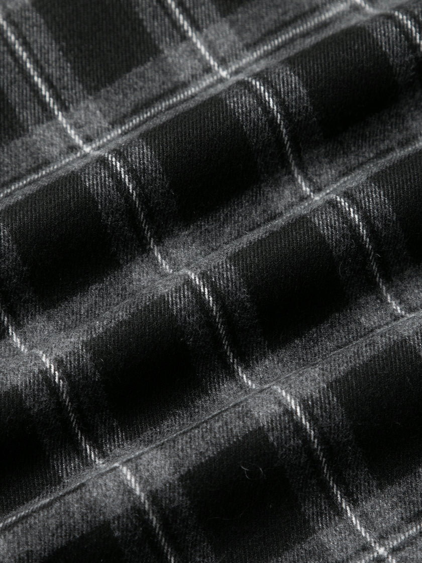 Handkerchief Plaid Hem Maxi Skirt