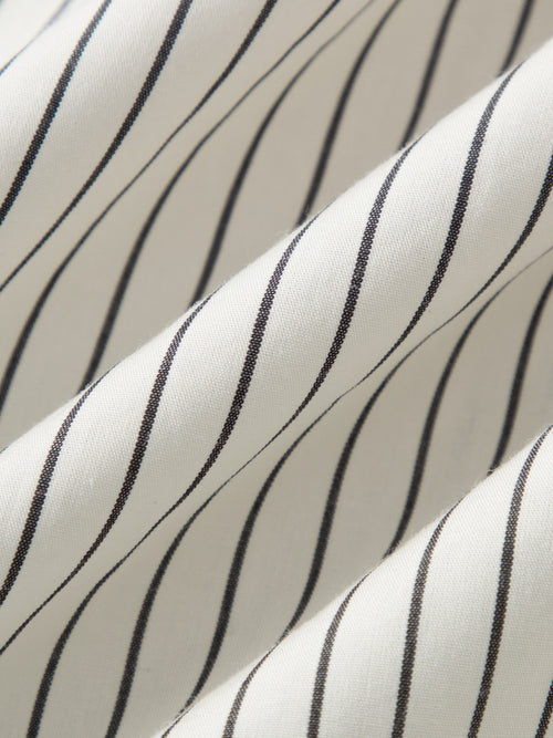 Load image 1 in gallery view. Pinstriped Pure Cotton Shirt