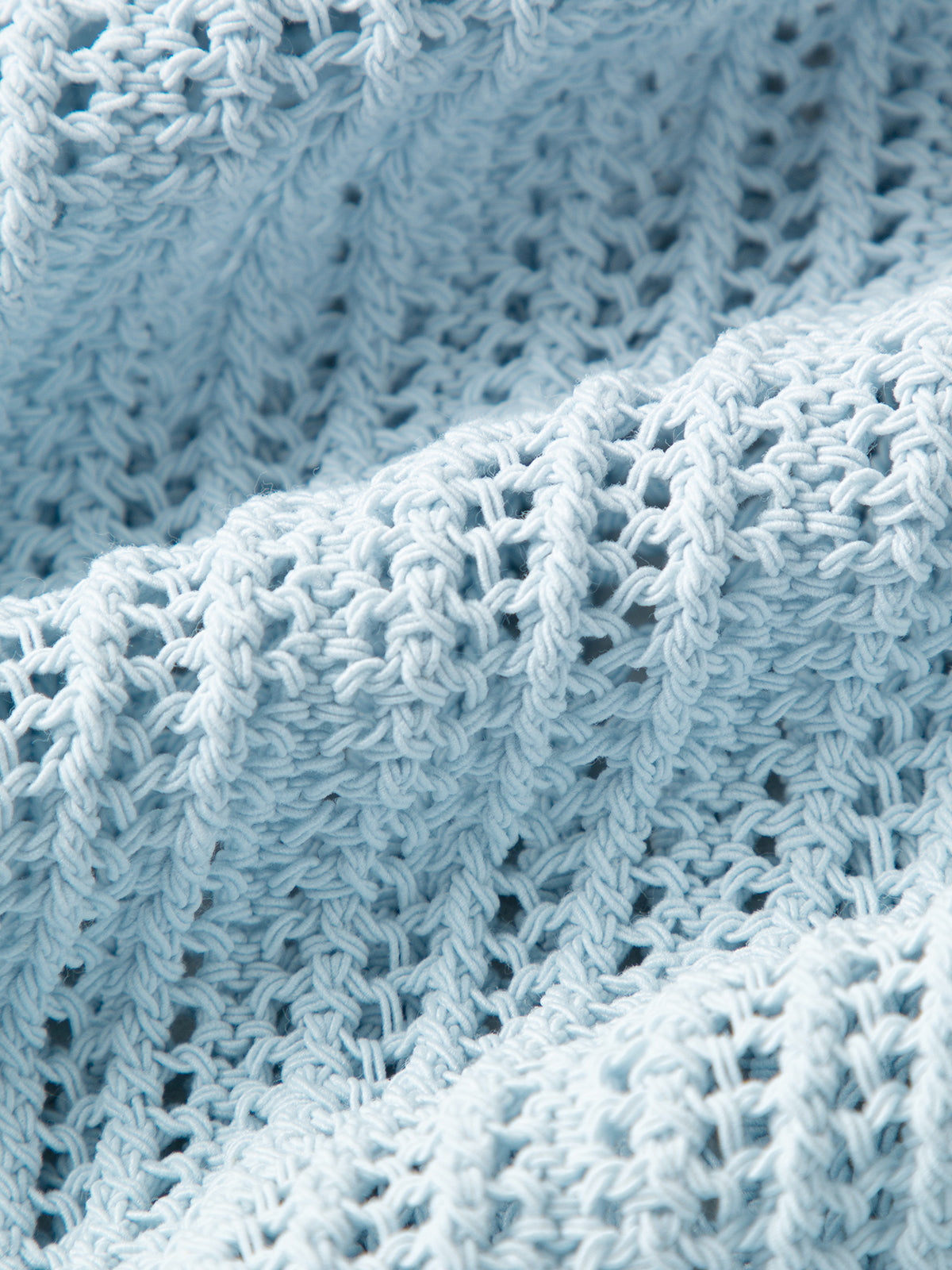 Crew-Neck Cable Knit Sweater