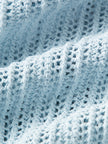 Crew-Neck Cable Knit Sweater