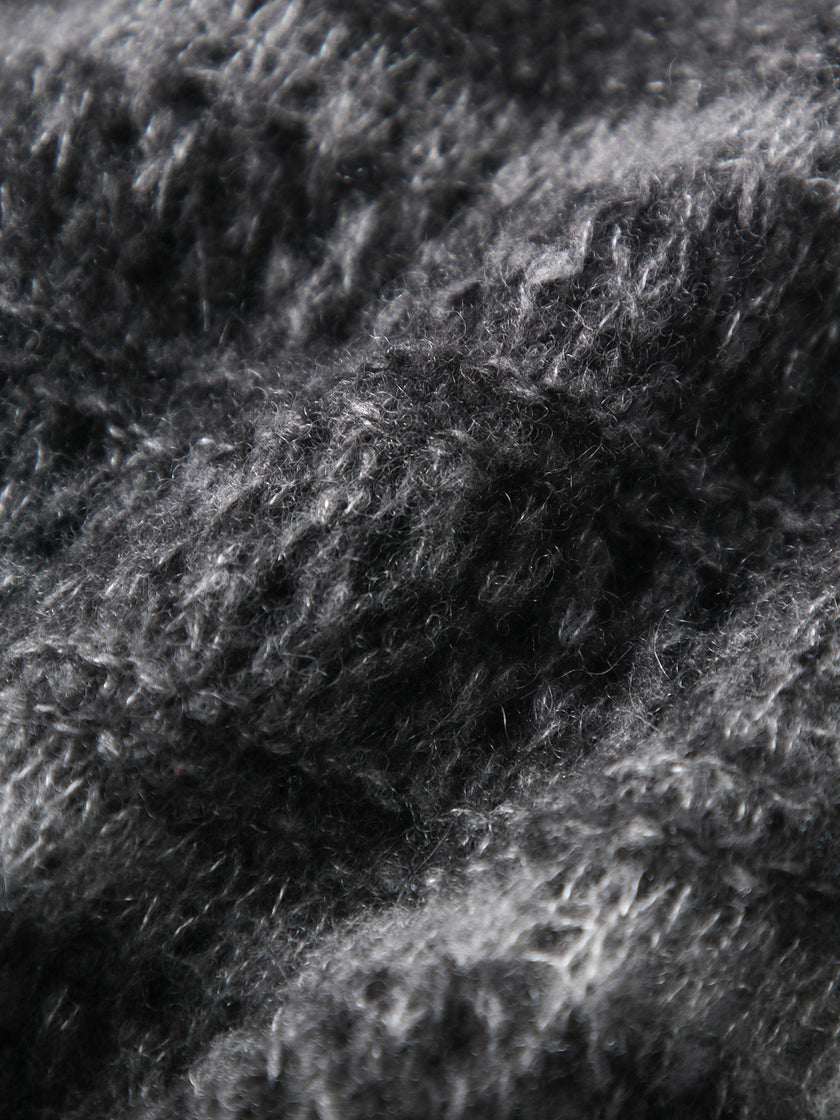 Striped Crewneck Relaxed Silk-Cashmere Sweater