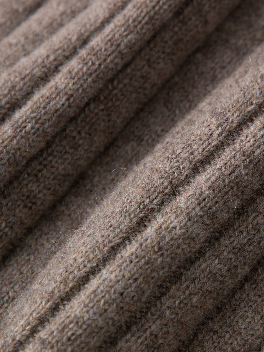 Knit Hooded Shift Dress