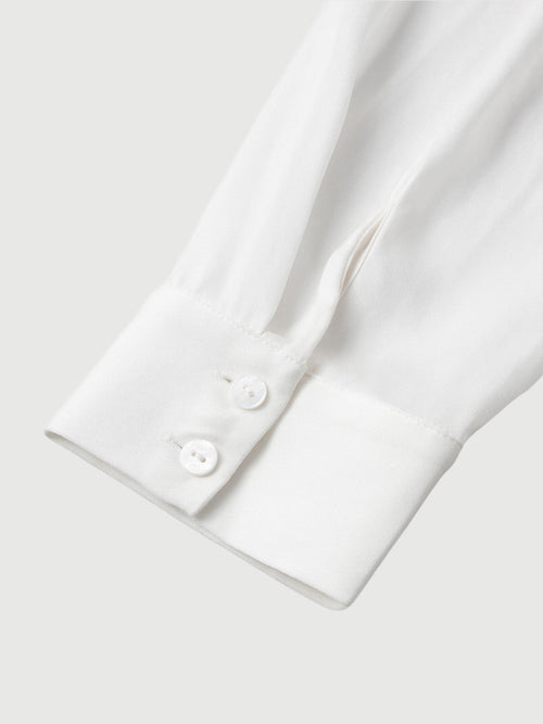 Load image 1 in gallery view. Silk V-neck Shirt