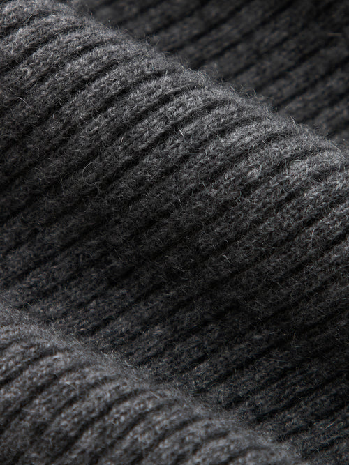 Load image 1 in gallery view. Pure Cashmere Half-Turtleneck Zip Sweater