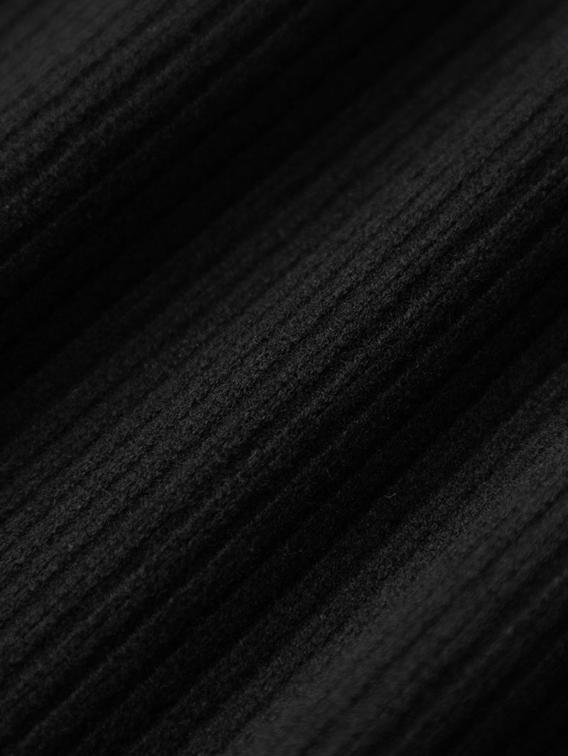 Corduroy Knitted Straight Fit Trousers - MEILLEUR MOMENT OFFICIAL STORE NEW YORK 