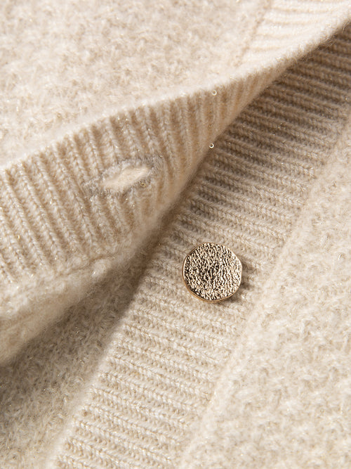 Load image 1 in gallery view. Cable Knit Cashmere Cardigan 5EA133522