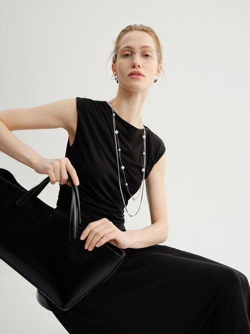 Load image 1 in gallery view. Ruched Fitted Tank