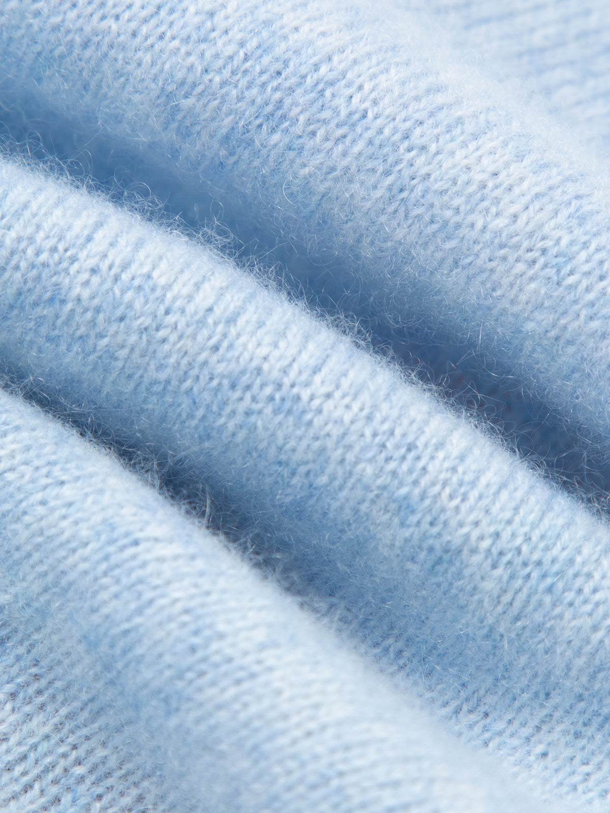 Powder Blue Relaxed Fit Cashmere Sweater 5FA133601Q