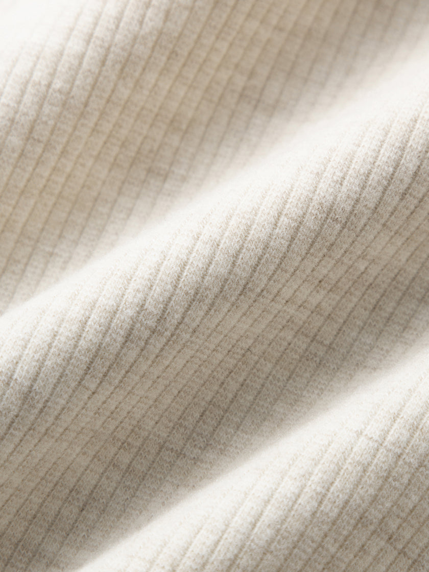 Oatmeal Elastic Waist