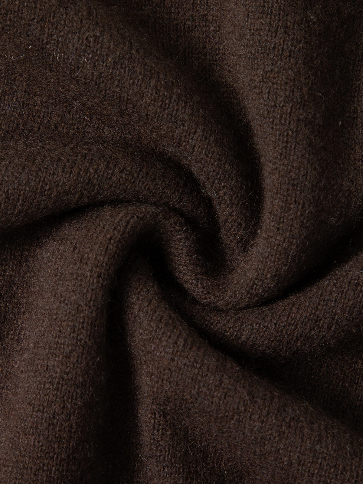 Brown Pure Cashmere Sleeveless Vest