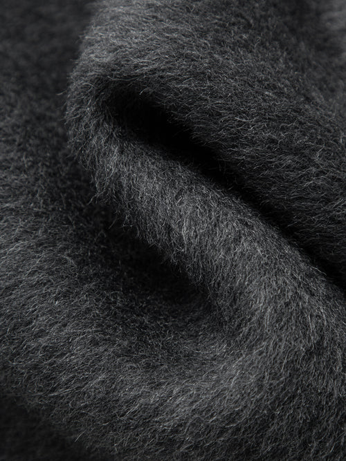 Load image 1 in gallery view. Close-up of dark gray fabric texture